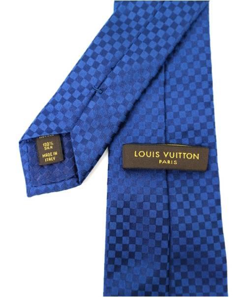 LOUIS VUITTON (ルイヴィトン) ネクタイ ブルー サイズ:- M67968