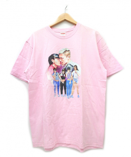 Tシャツ/カットソー(半袖/袖なし)supreme新品未使用 Americanpicture tee pinkピンク