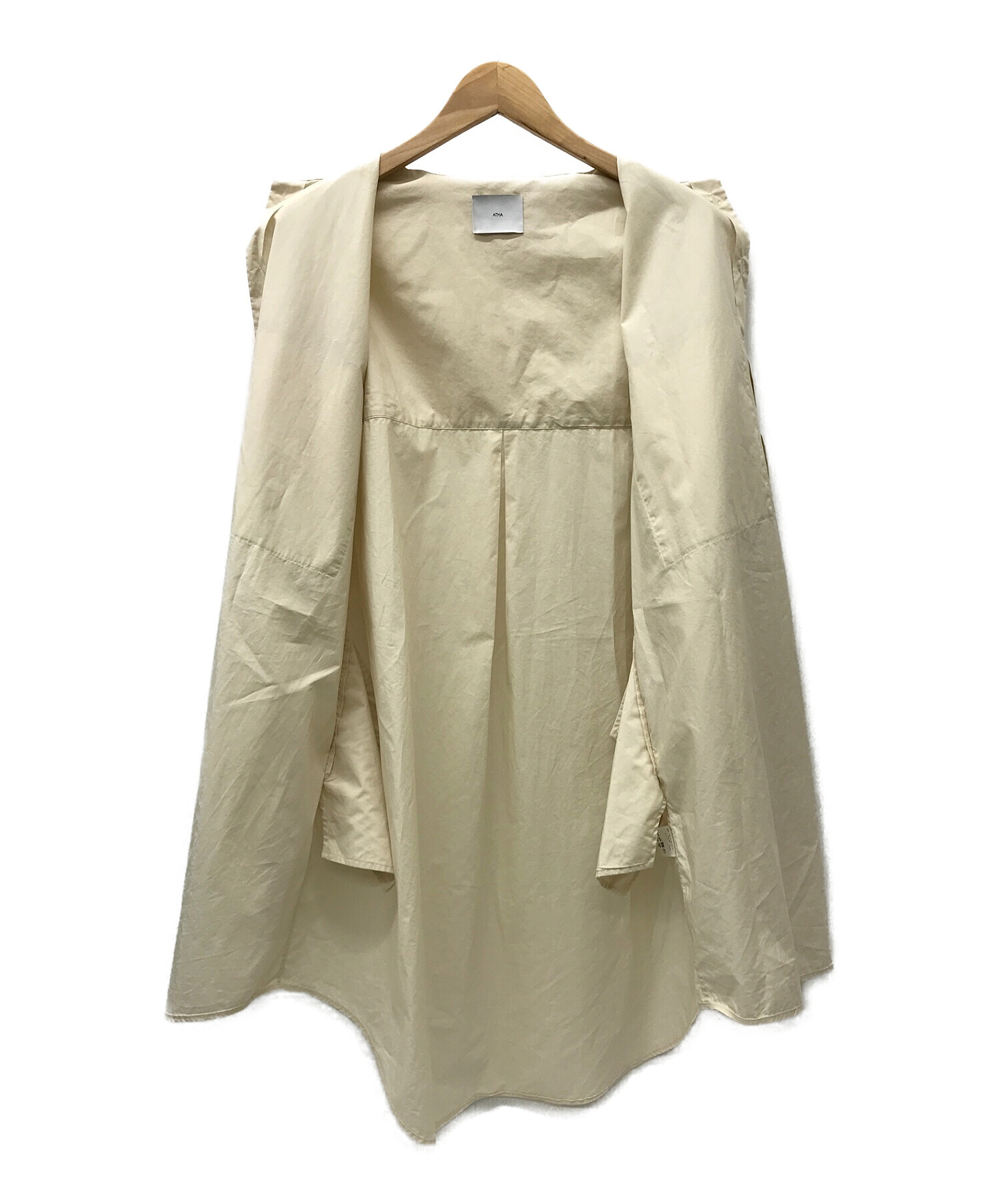 ATHA (アタ) SUVIN COTTON LONG SHIRTS アイボリー サイズ:なし