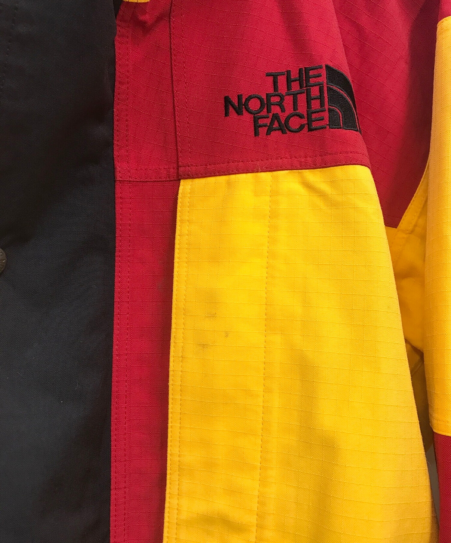 THE NORTH FACE (ザ ノース フェイス) 90’S CORDURA PLUS GORE-TEX MOUNTAIN JACKET /  マウンテンジャケット レッド×イエロー サイズ:L