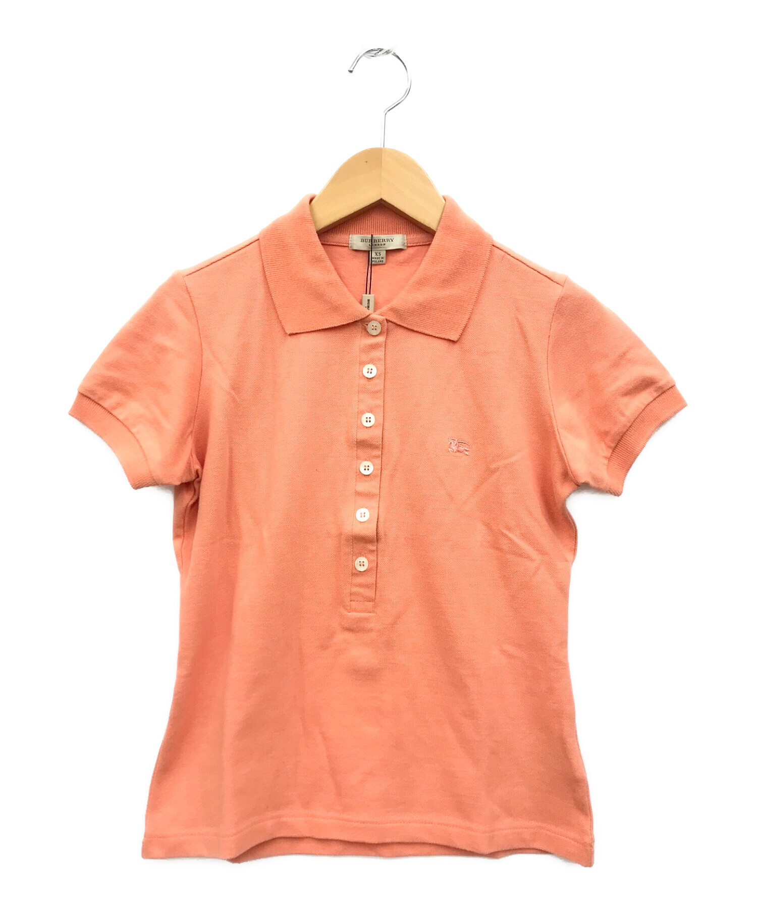 BURBERRY BRIT (バーバリーブリット) 半袖ポロシャツ オレンジ サイズ:XS