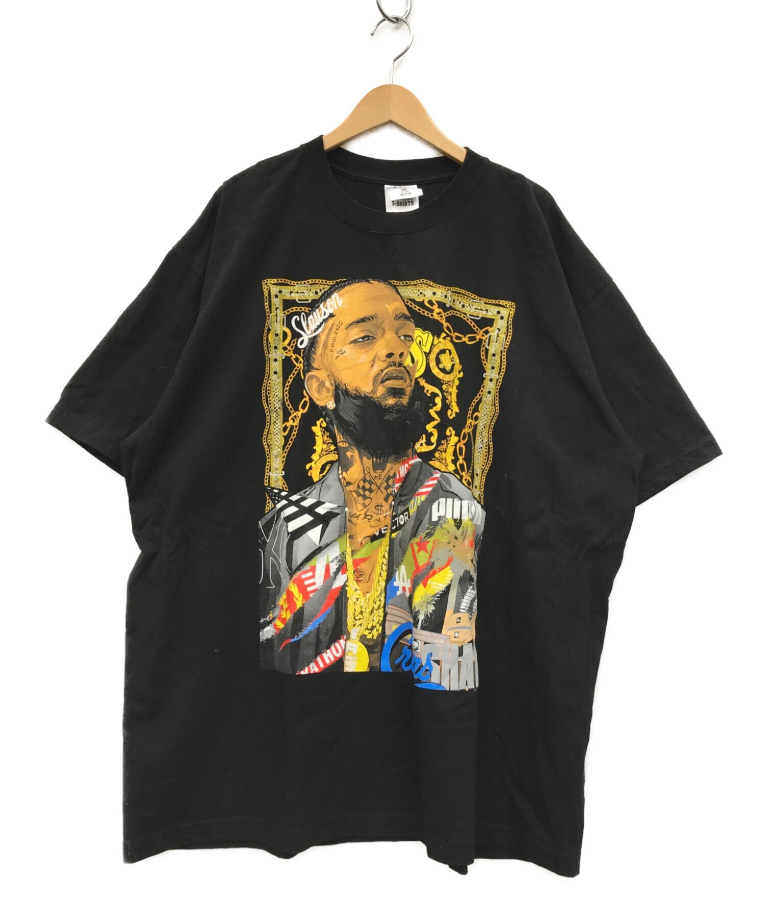 nipsey hussle (ニプシーハッスル) プリントTシャツ ブラック サイズ:3XL