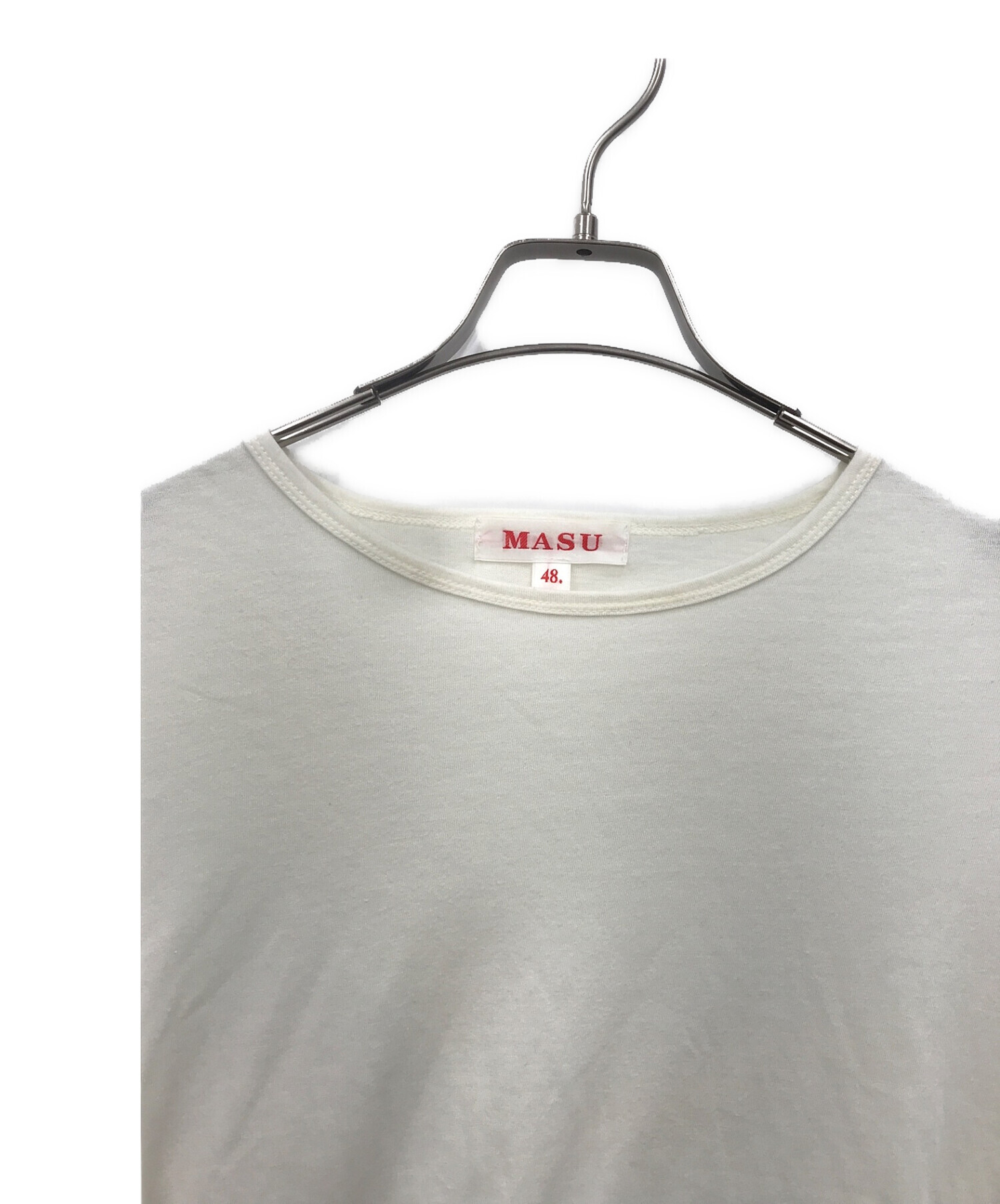 MASU】STAR BRAID L/S T-SHIRTS white-