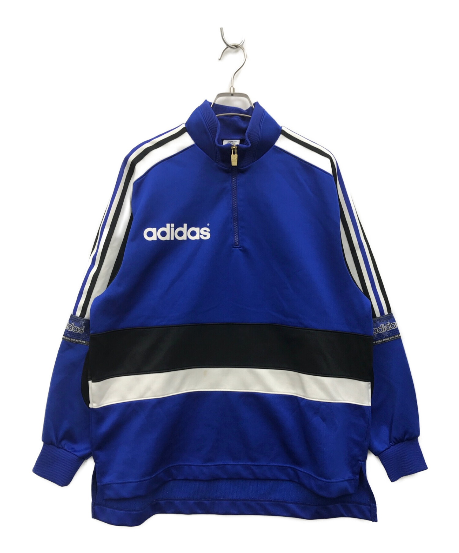 ヴェルサーチadidas ハーフジップブルゾン 新古品 - ジャージ