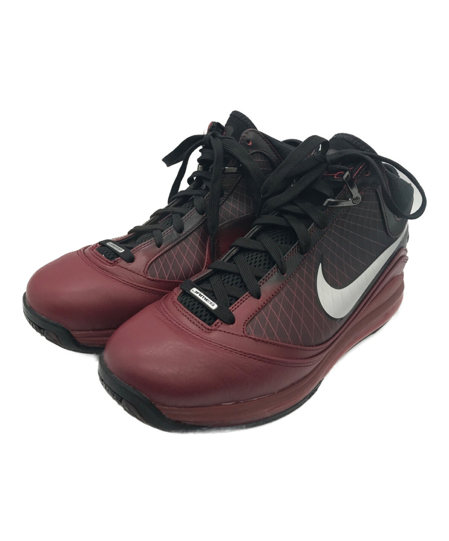 NIKE (ナイキ) LEBRON 7 QS レッド サイズ:28cm