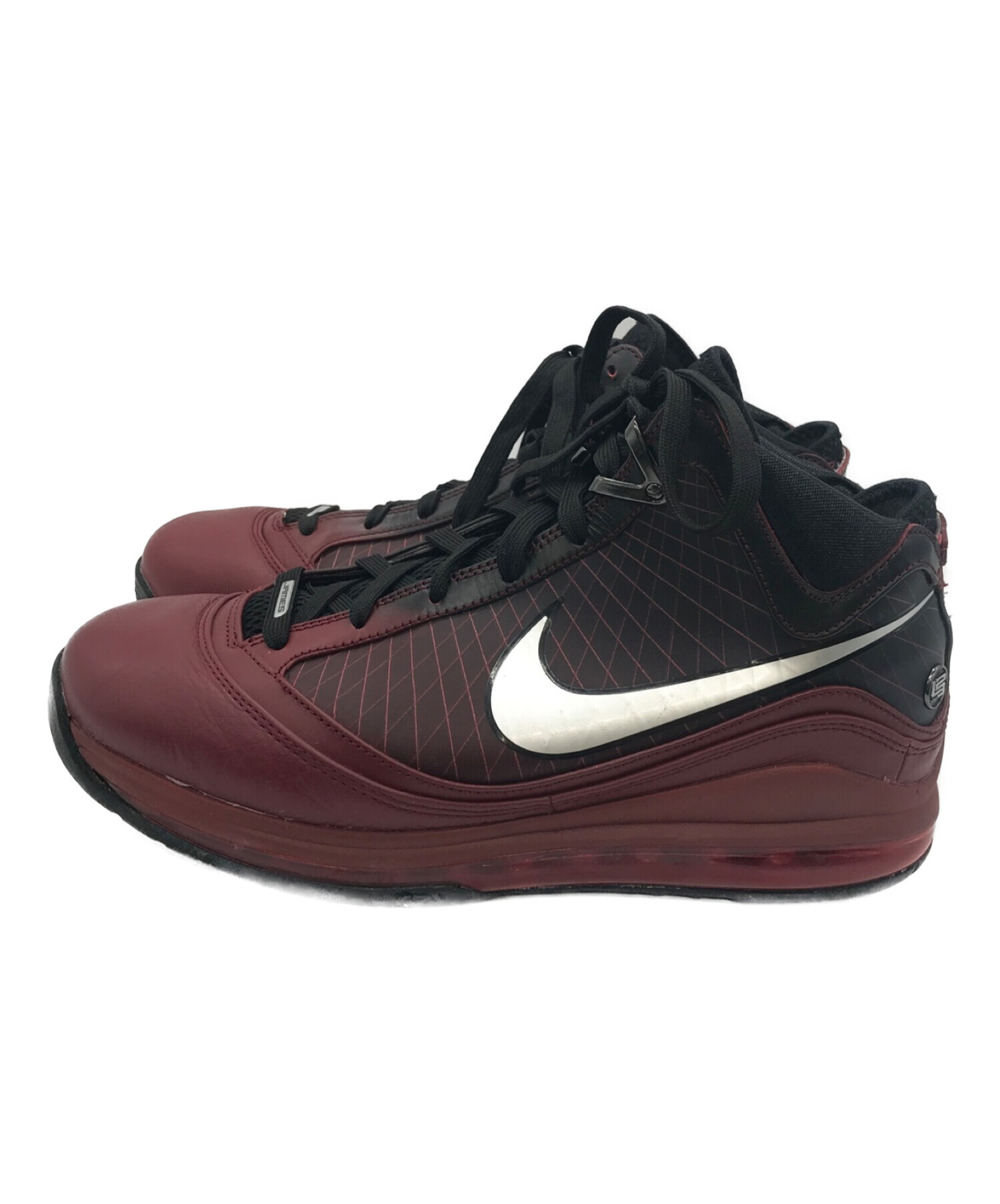 NIKE (ナイキ) LEBRON 7 QS レッド サイズ:28cm