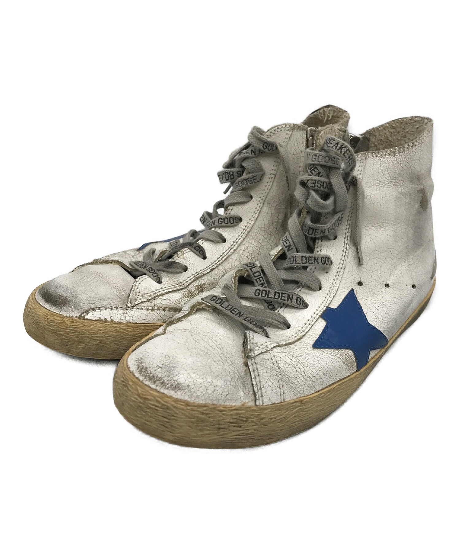 ゴールデングースのハイカットスニーカー靴