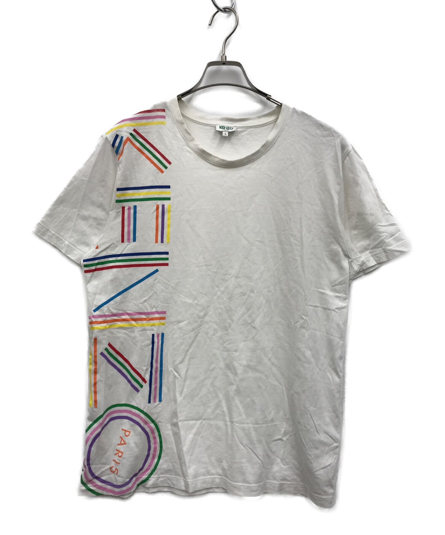 KENZO 23SS エレファントプリント Tシャツ カットソー 半袖 L 黒