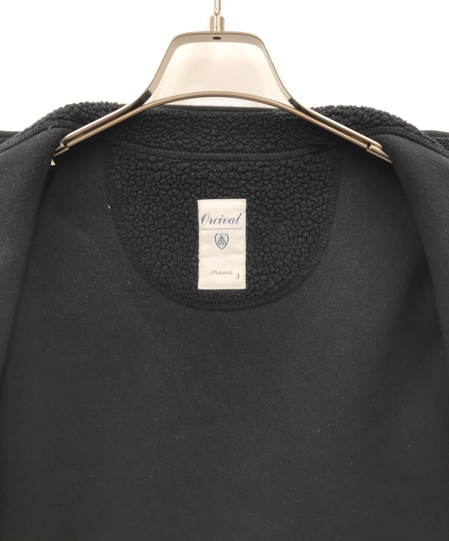 ORCIVAL (オーシバル) ボアフリースジャケット ブラック サイズ:3