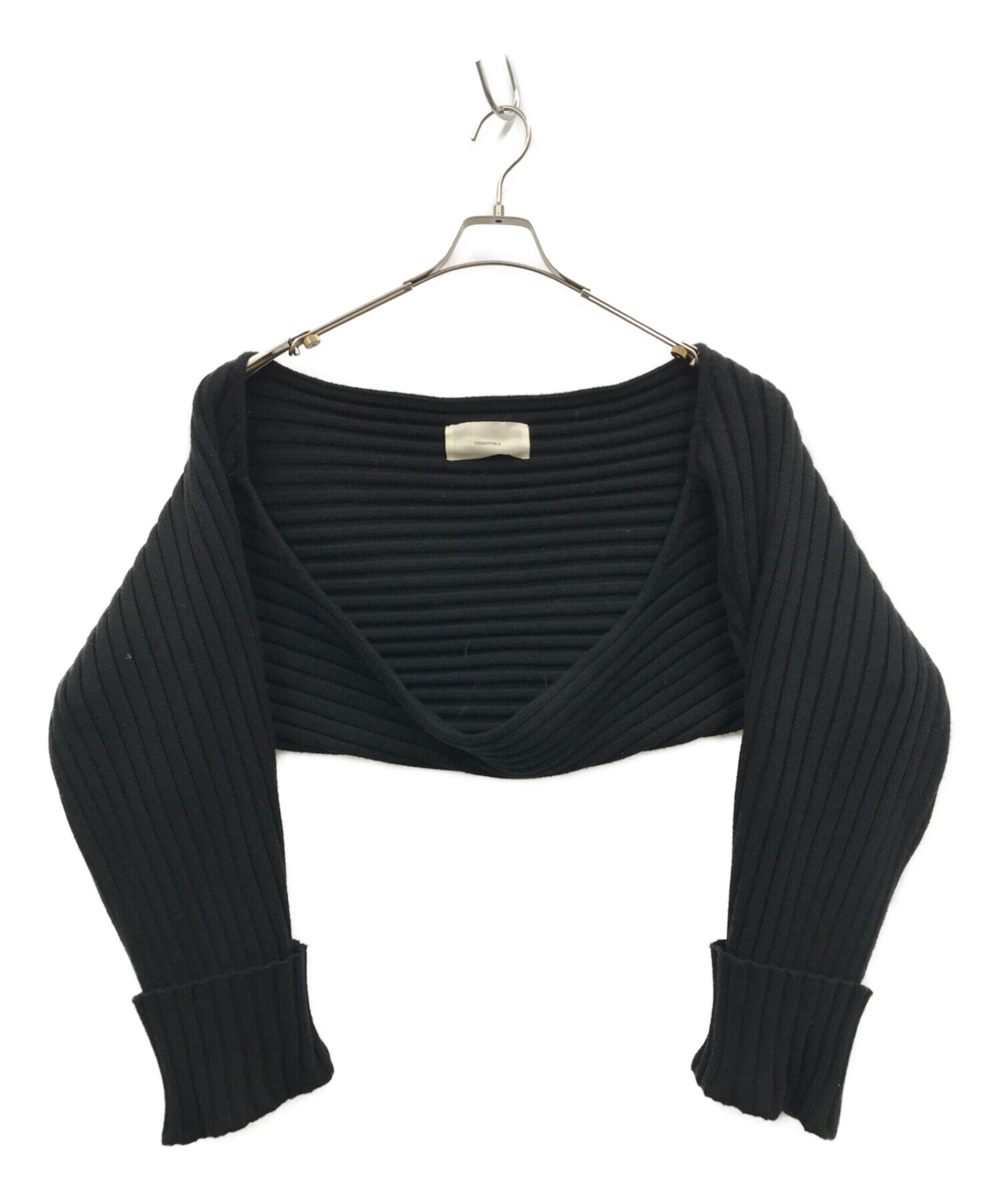 TODAYFUL (トゥデイフル) Volume Knit Sleeve ブラック サイズ:free