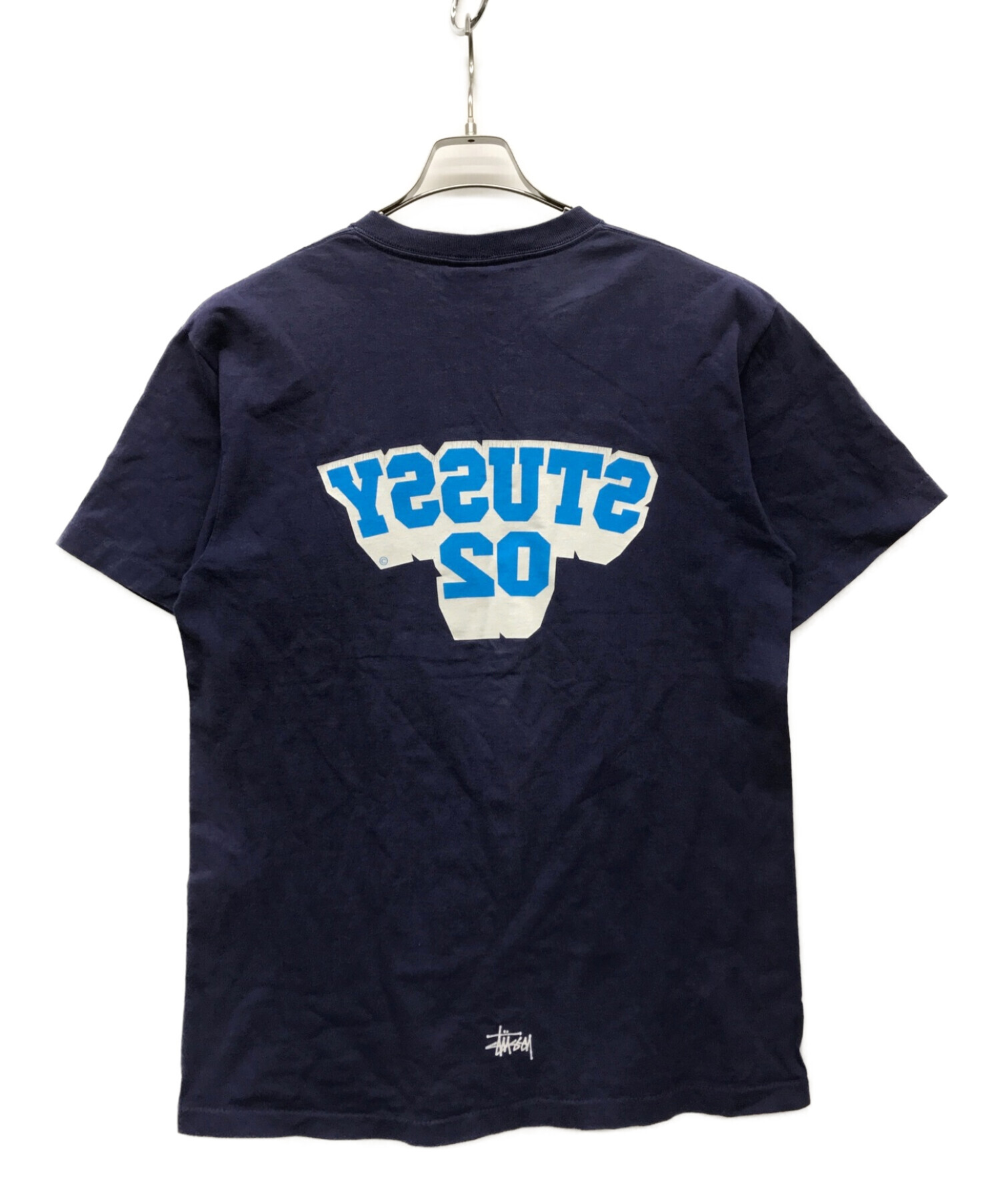 《希少》90s ステューシー STUSSY☆Tシャツ L ネイビー T568