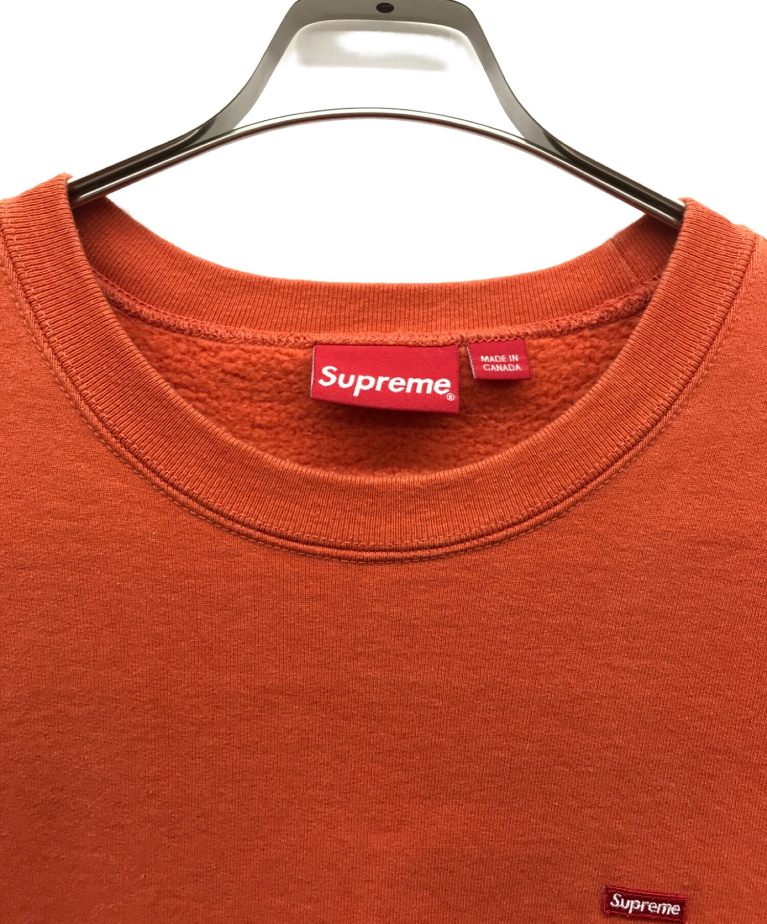 中古・古着通販】Supreme (シュプリーム) Small Box Crewneck オレンジ