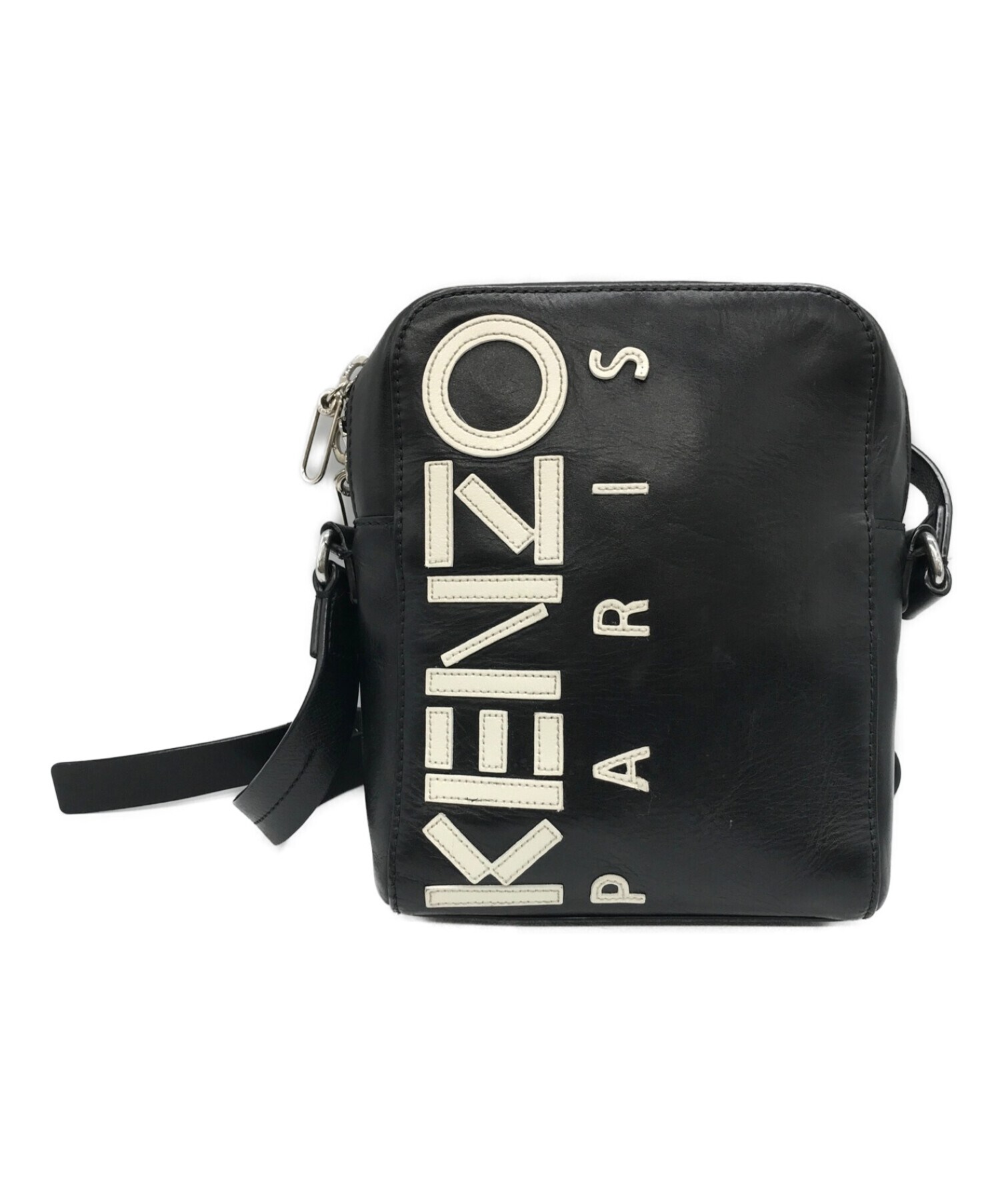 KENZO (ケンゾー) ロゴミニショルダーバッグ ブラック