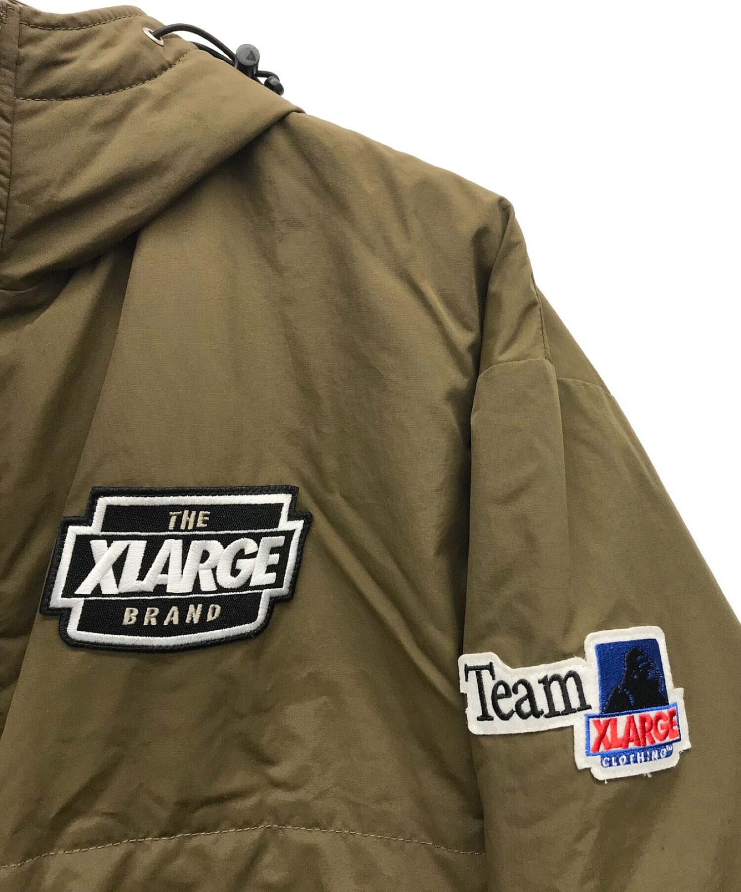 X-LARGE (エクストララージ) 中綿ジャケット オリーブ サイズ:M