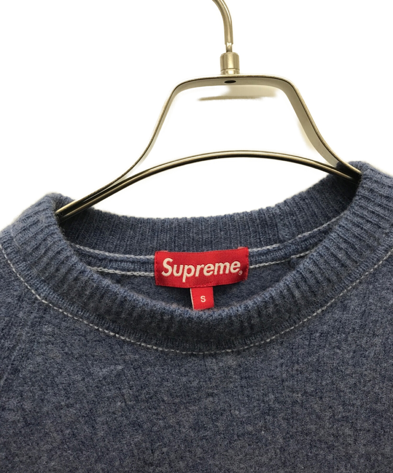 Supreme (シュプリーム) Stone Washed Sweater ネイビー サイズ:S