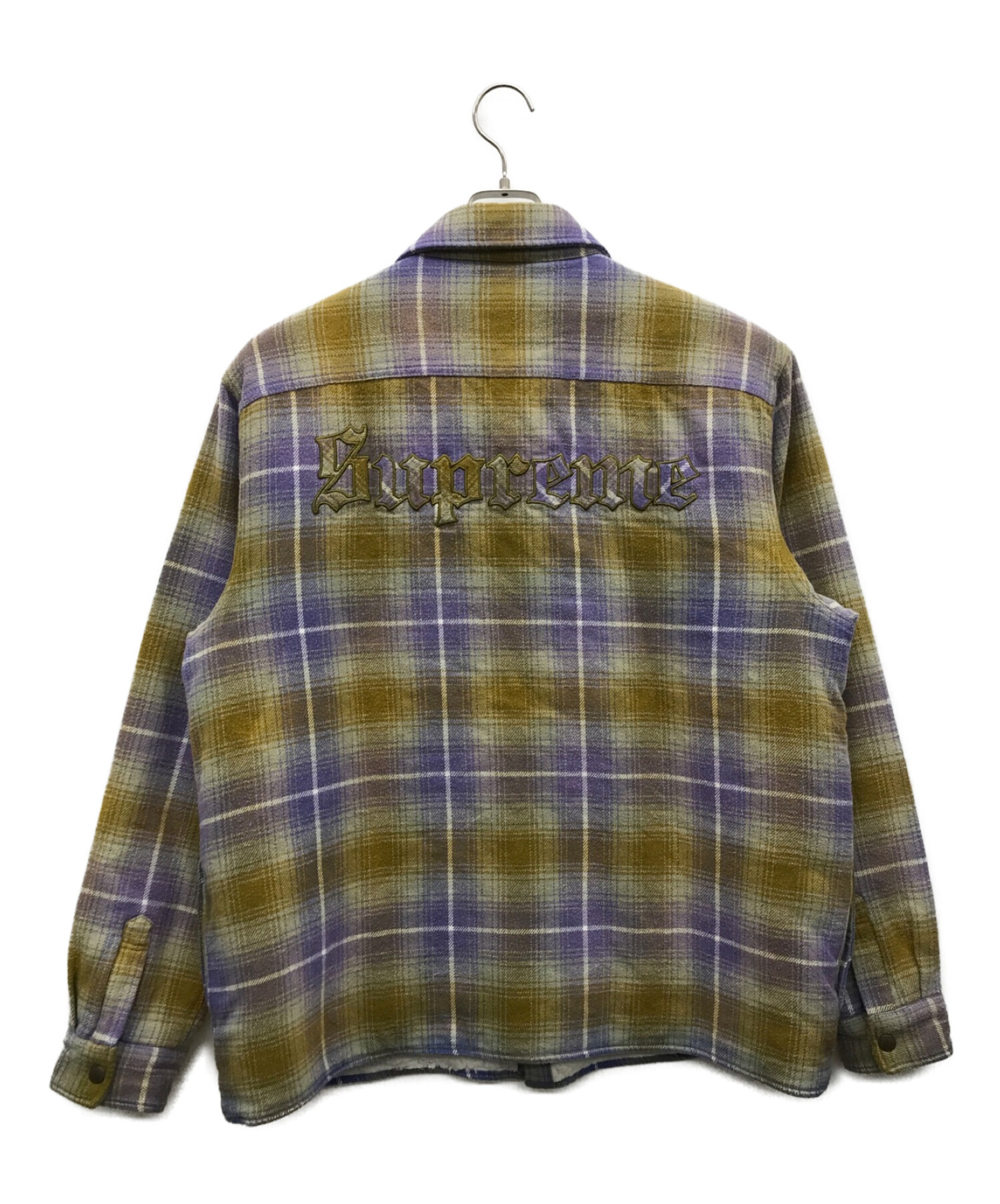 SUPREME (シュプリーム) Shearling Lined Flannel Shirt ブラウン サイズ:L