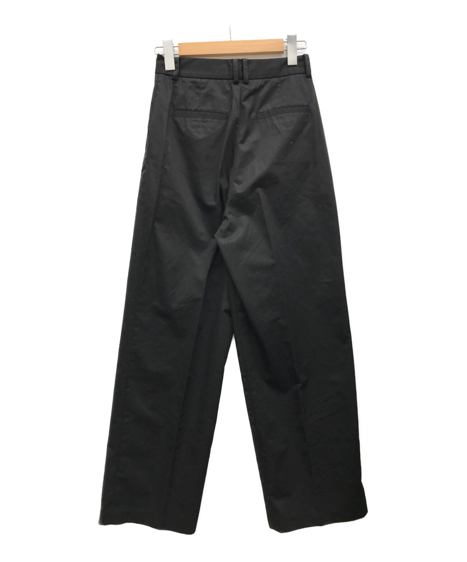 TODAYFUL (トゥデイフル) Tuck Twill Trousers ブラック サイズ:38