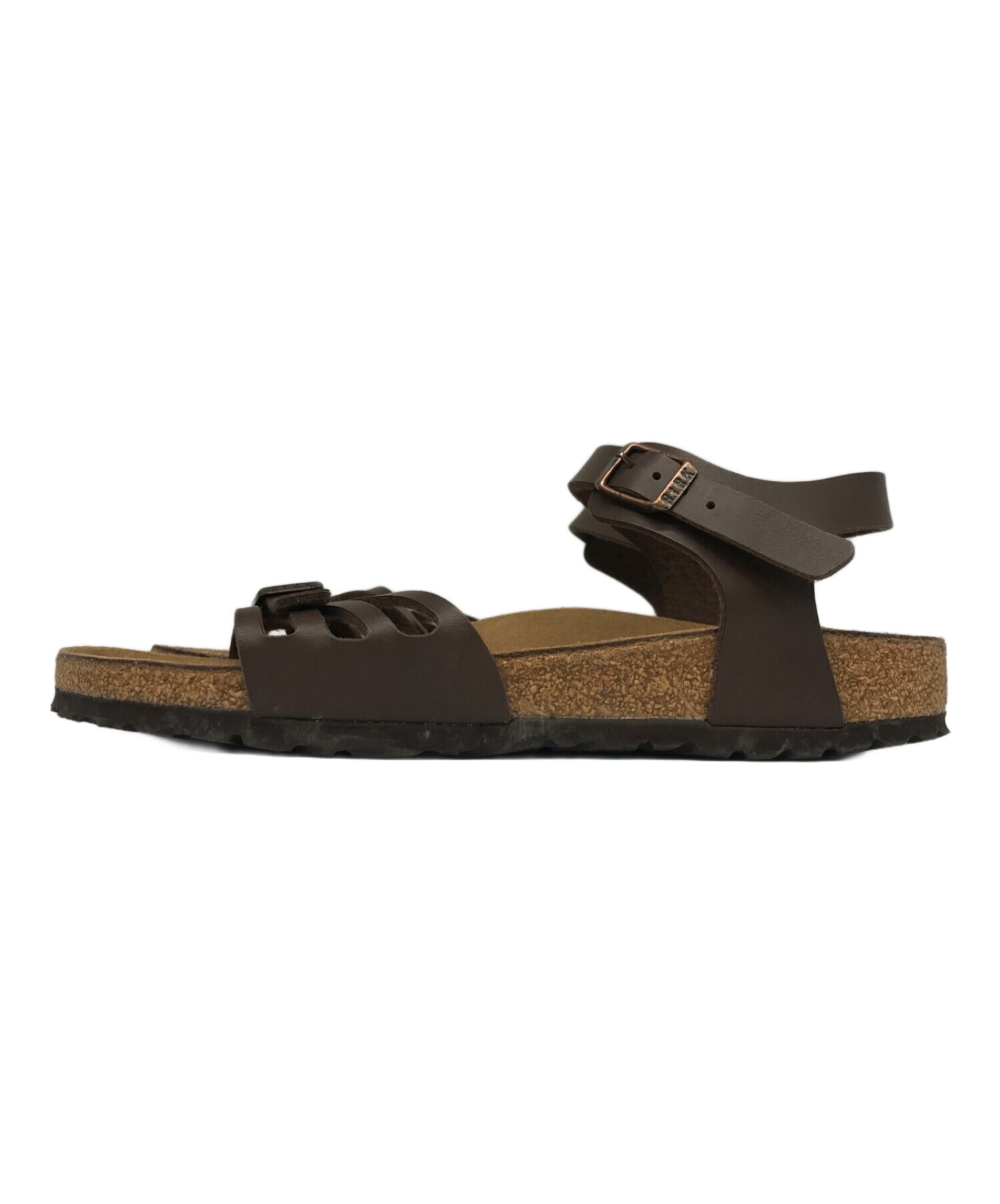 BIRKENSTOCK (ビルケンシュトック) ストラップサンダル ブラウン サイズ:38