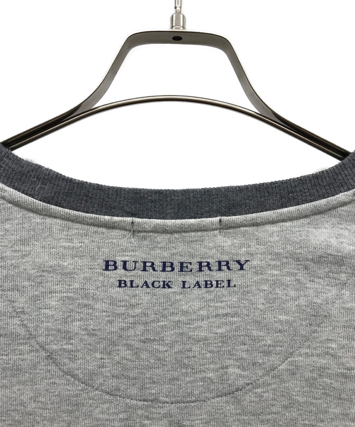 BURBERRY BLACK LABEL (バーバリーブラックレーベル) スウェット グレー サイズ:3