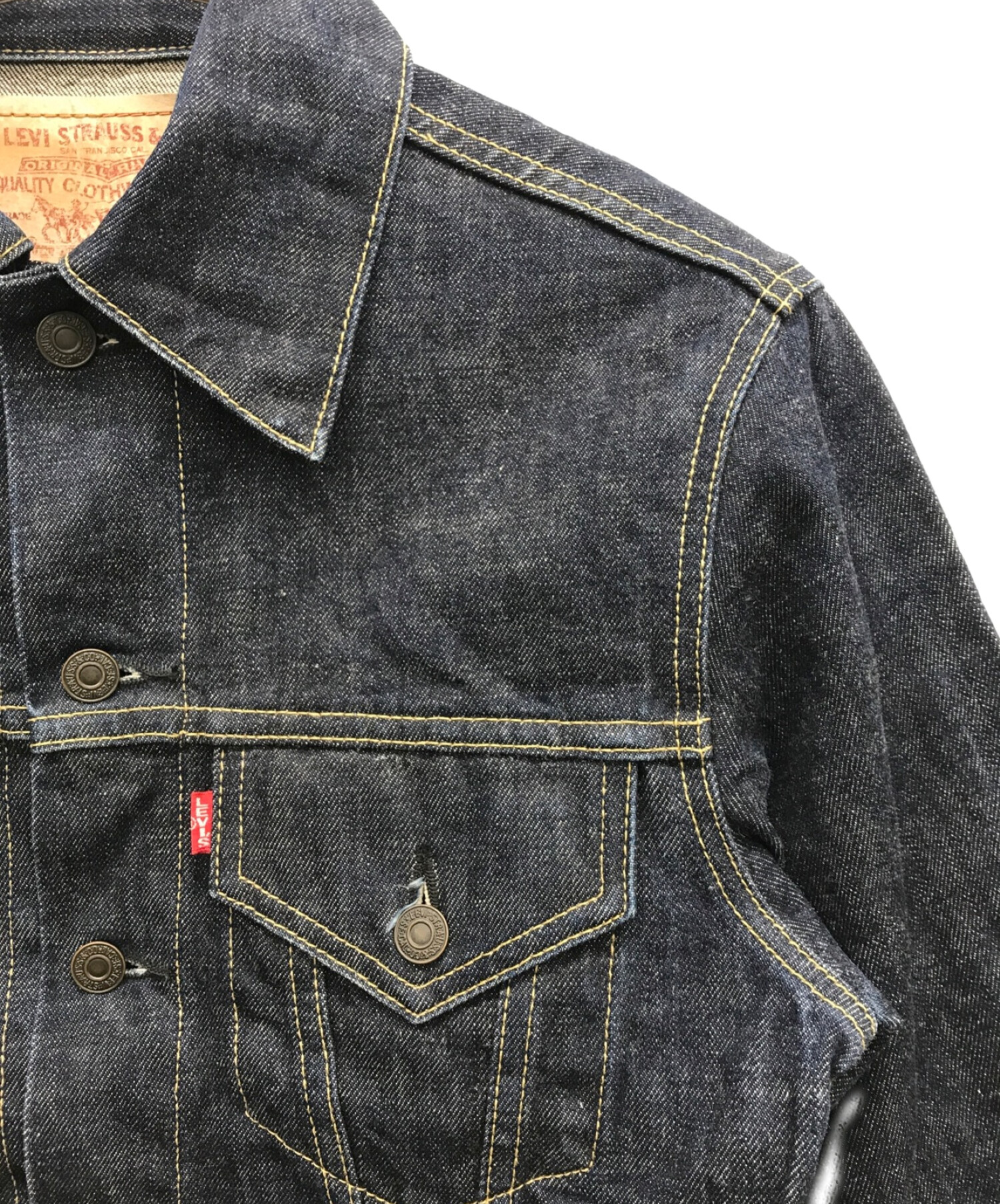 中古・古着通販】LEVI'S (リーバイス) デニムジャケット インディゴ