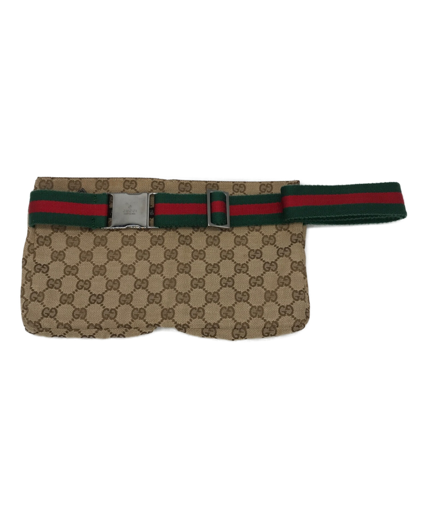 中古・古着通販】GUCCI (グッチ) GG柄ウエストバッグ ブラウン