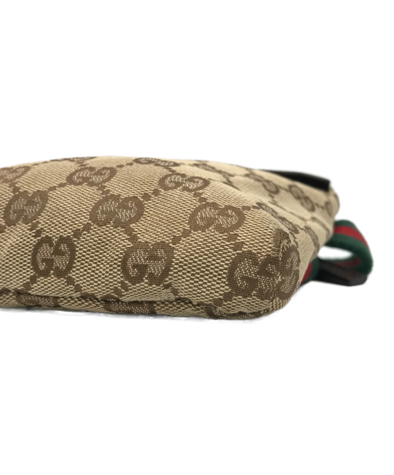 中古・古着通販】GUCCI (グッチ) GG柄ウエストバッグ ブラウン