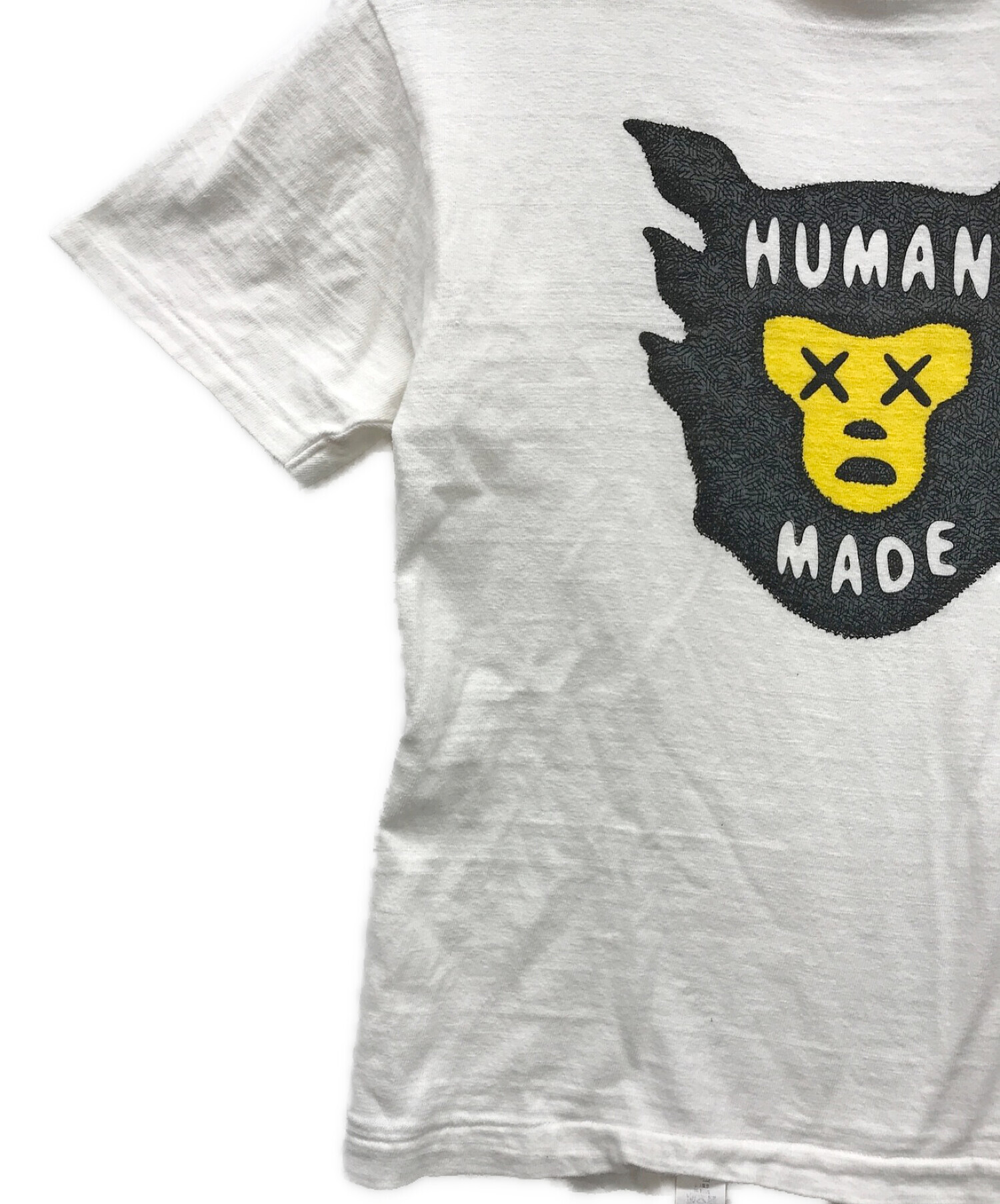 Kaws × Human Made Logo T-Shirt White Mトップス