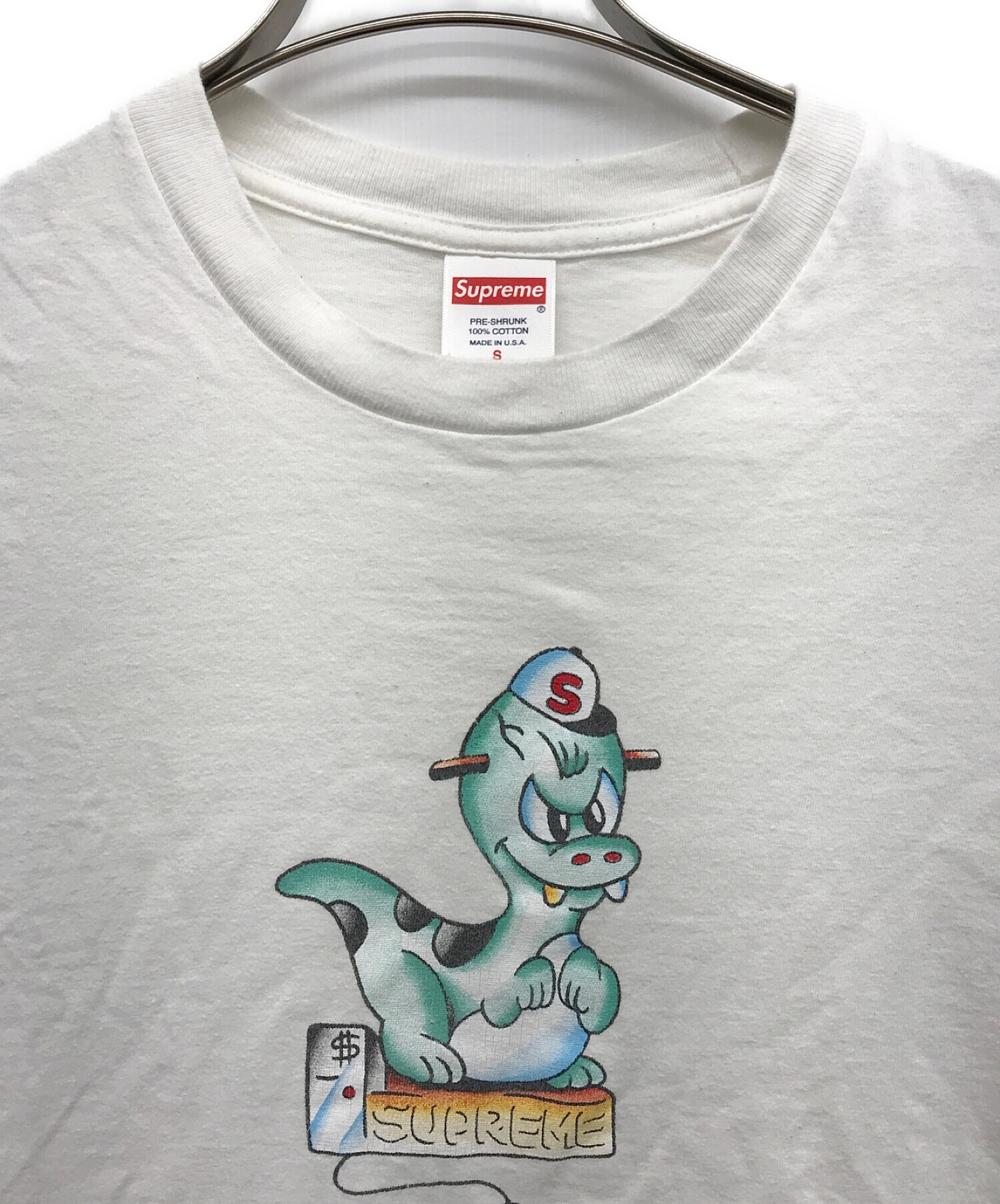 supreme Dinosaur tee White MサイズTシャツ/カットソー(半袖/袖なし)