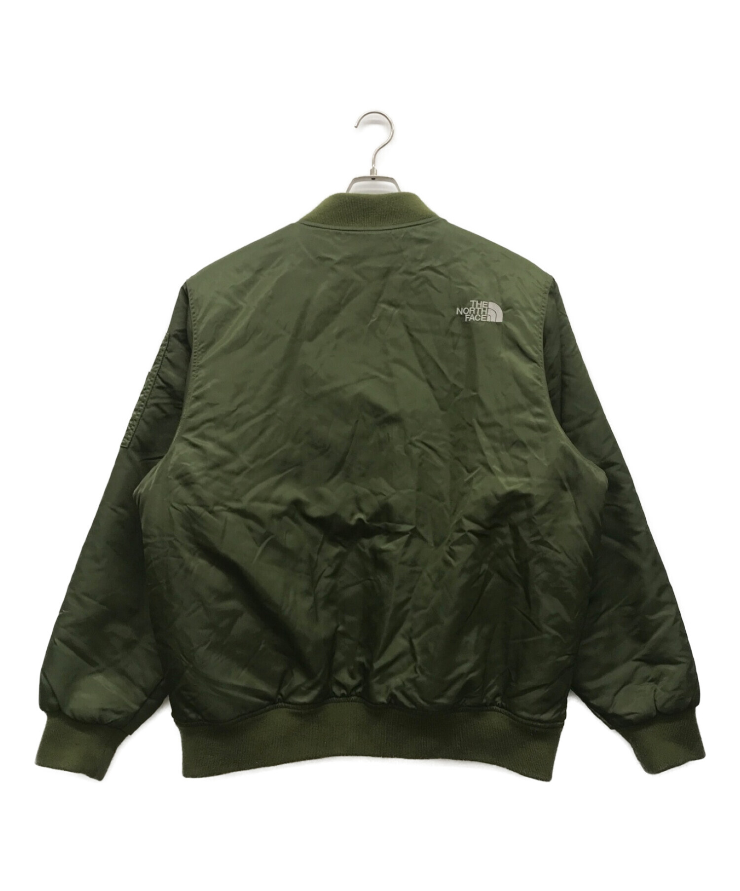 THE NORTH FACE (ザ ノース フェイス) MA-1ジャケット カーキ サイズ:L