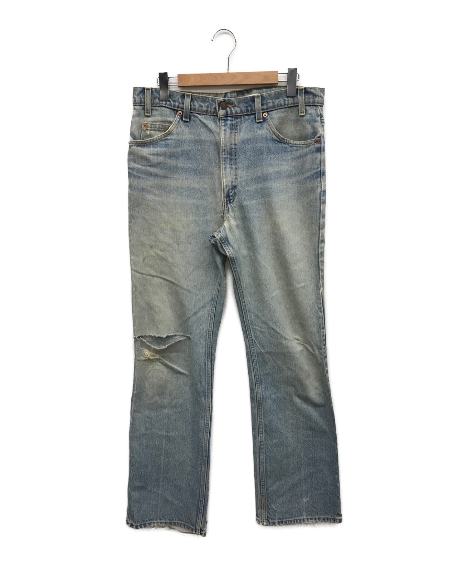 中古・古着通販】LEVI'S (リーバイス) フレアデニム インディゴ サイズ