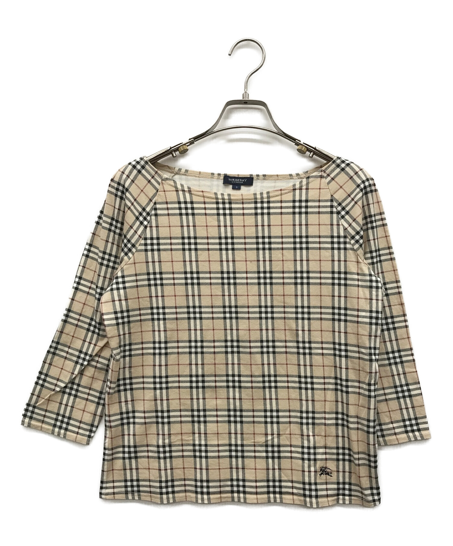 BURBERRY LONDON チェックカットソー - トップス