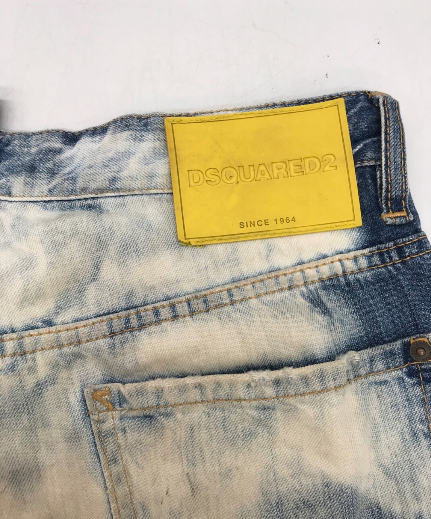 中古・古着通販】DSQUARED2 (ディースクエアード) ブリーチ加工デニム