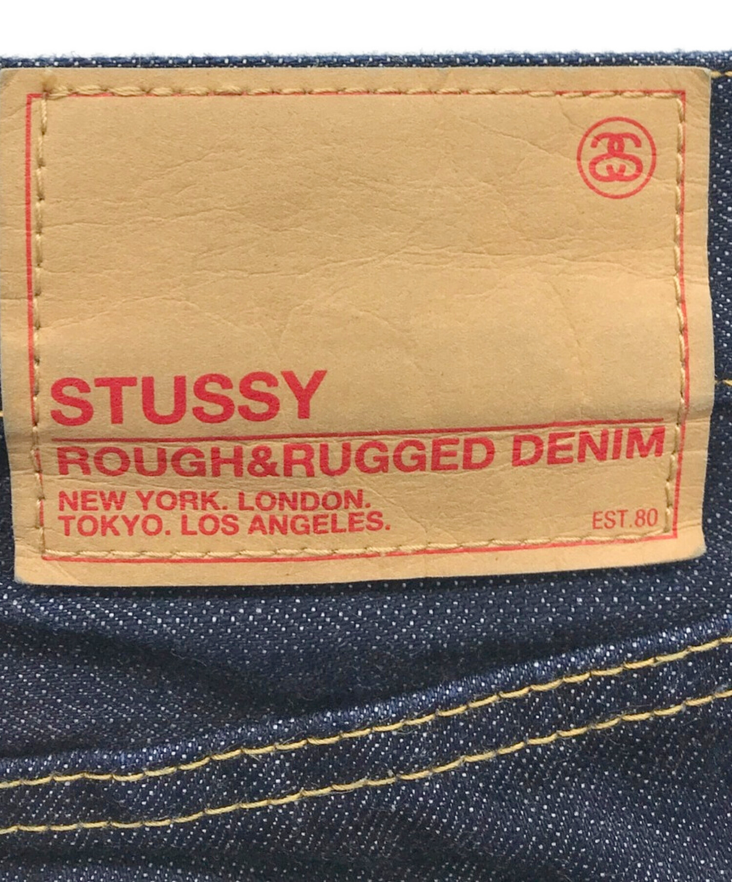 stussy (ステューシー) ストレートデニムパンツ インディゴ サイズ:W28