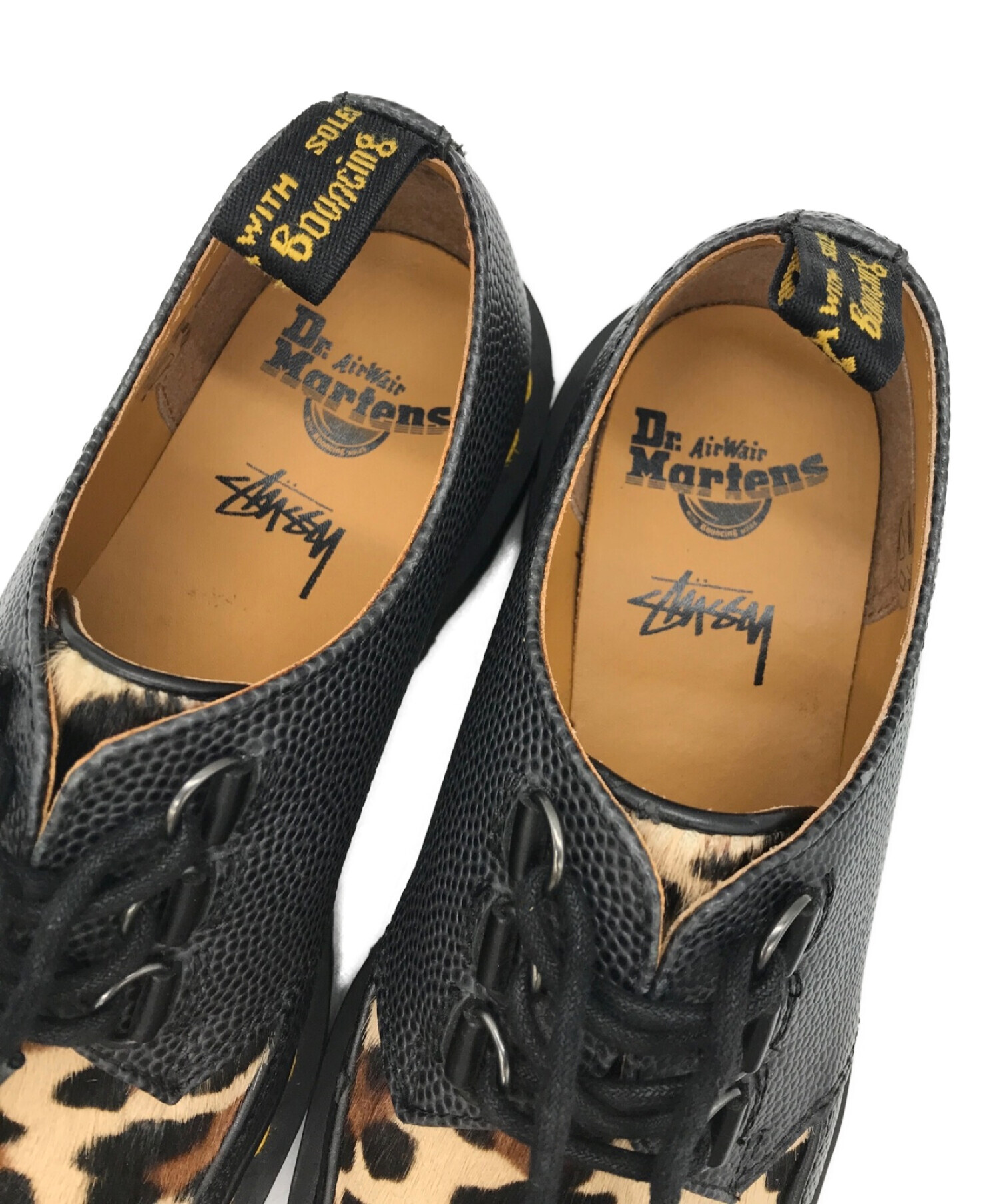 Dr.Martens (ドクターマーチン) stussy (ステューシー) クリーパーシューズ ブラック サイズ:UK5