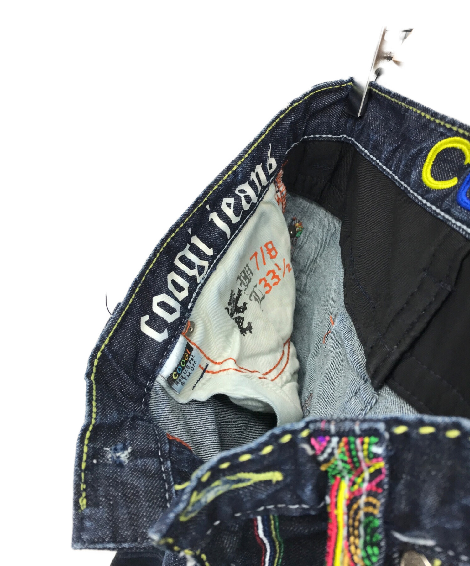 中古・古着通販】COOGI (クージー) デニムパンツ インディゴ サイズ:W7