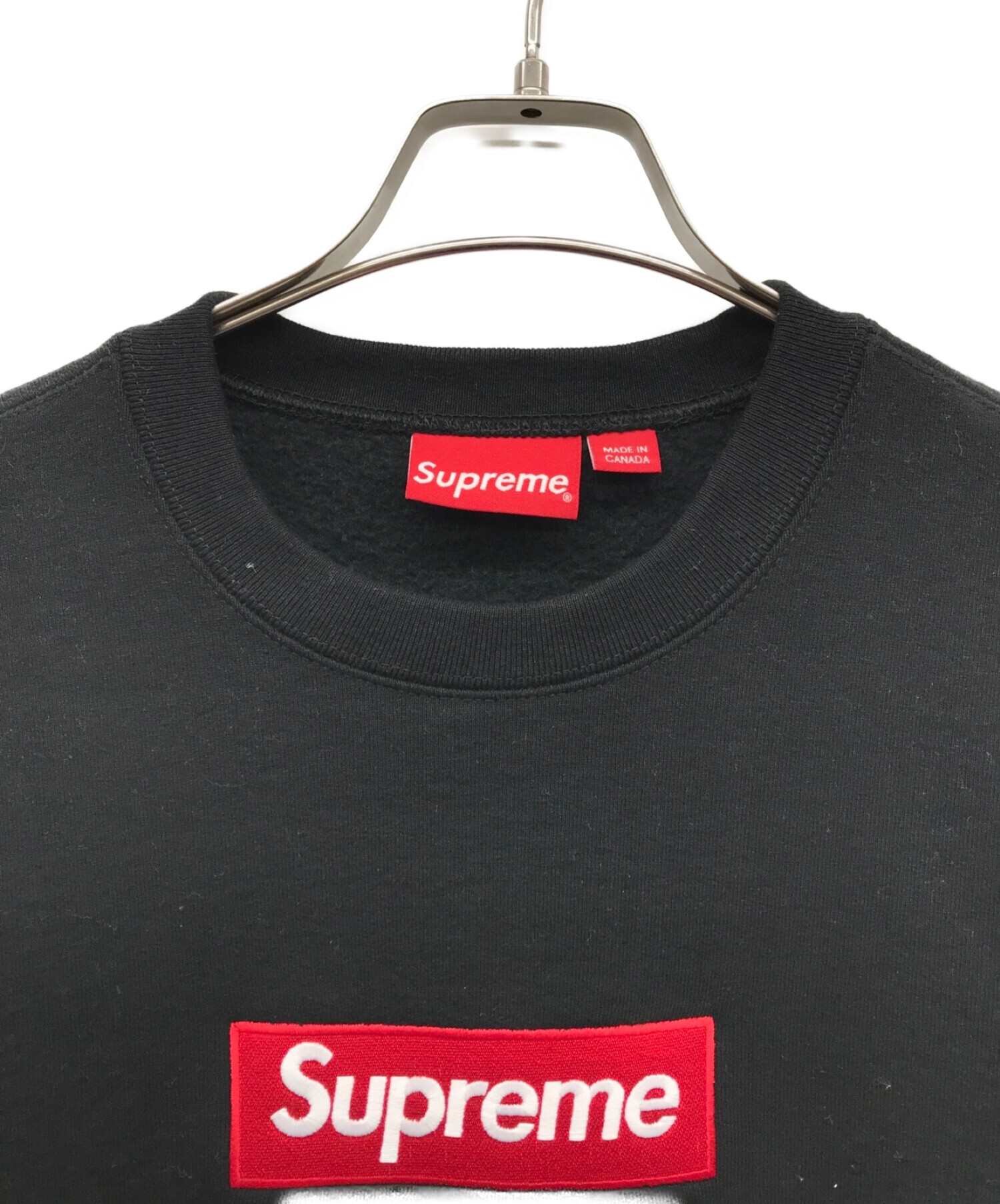 中古・古着通販】Supreme (シュプリーム) Box Logo Crewneck ブラック