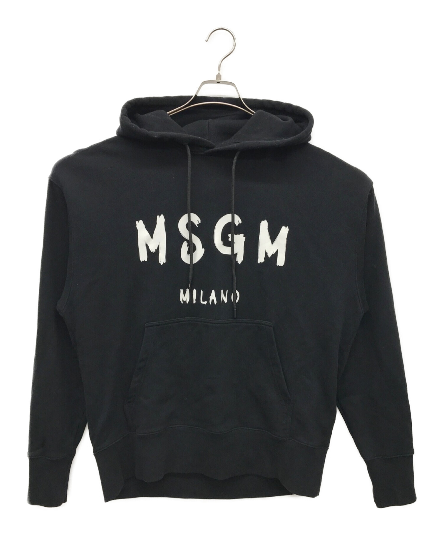 MSGM (エムエスジーエム) ブラッシュロゴパーカー ブラック サイズ:M