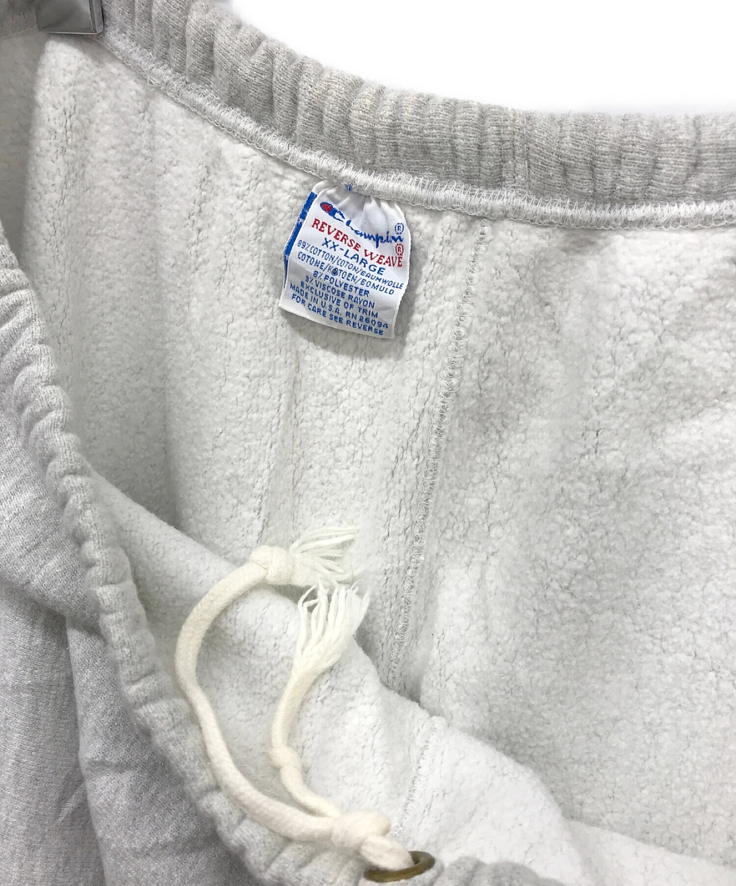 Champion (チャンピオン) リバースウィーブスウェットパンツ グレー サイズ:XX-LARGE