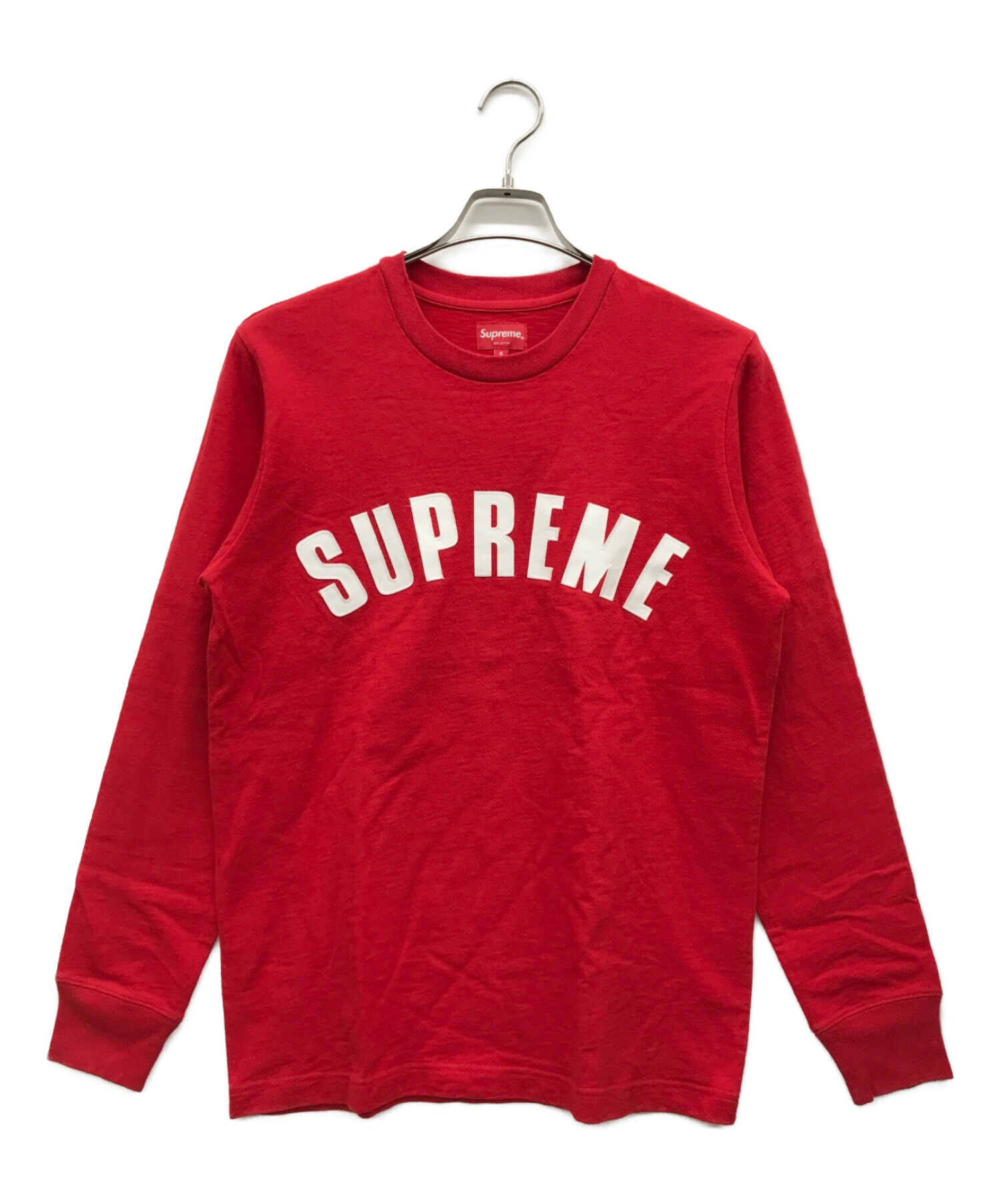 Supreme (シュプリーム) 16SS Arc Logo L/S Top レッド サイズ:S