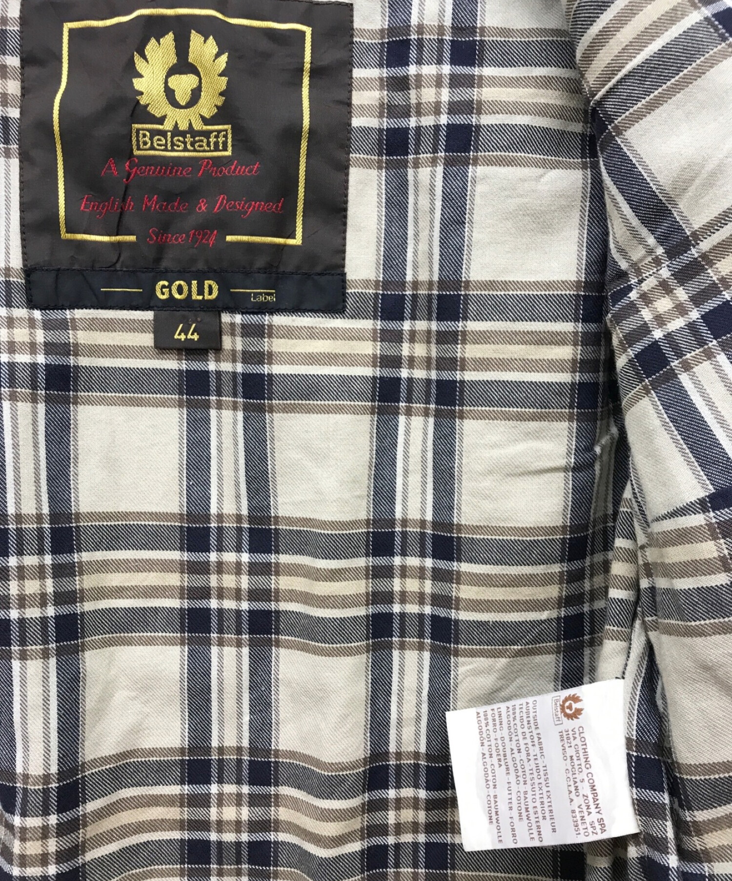 中古・古着通販】BELSTAFF (ベルスタッフ) ジャケット ベージュ サイズ 