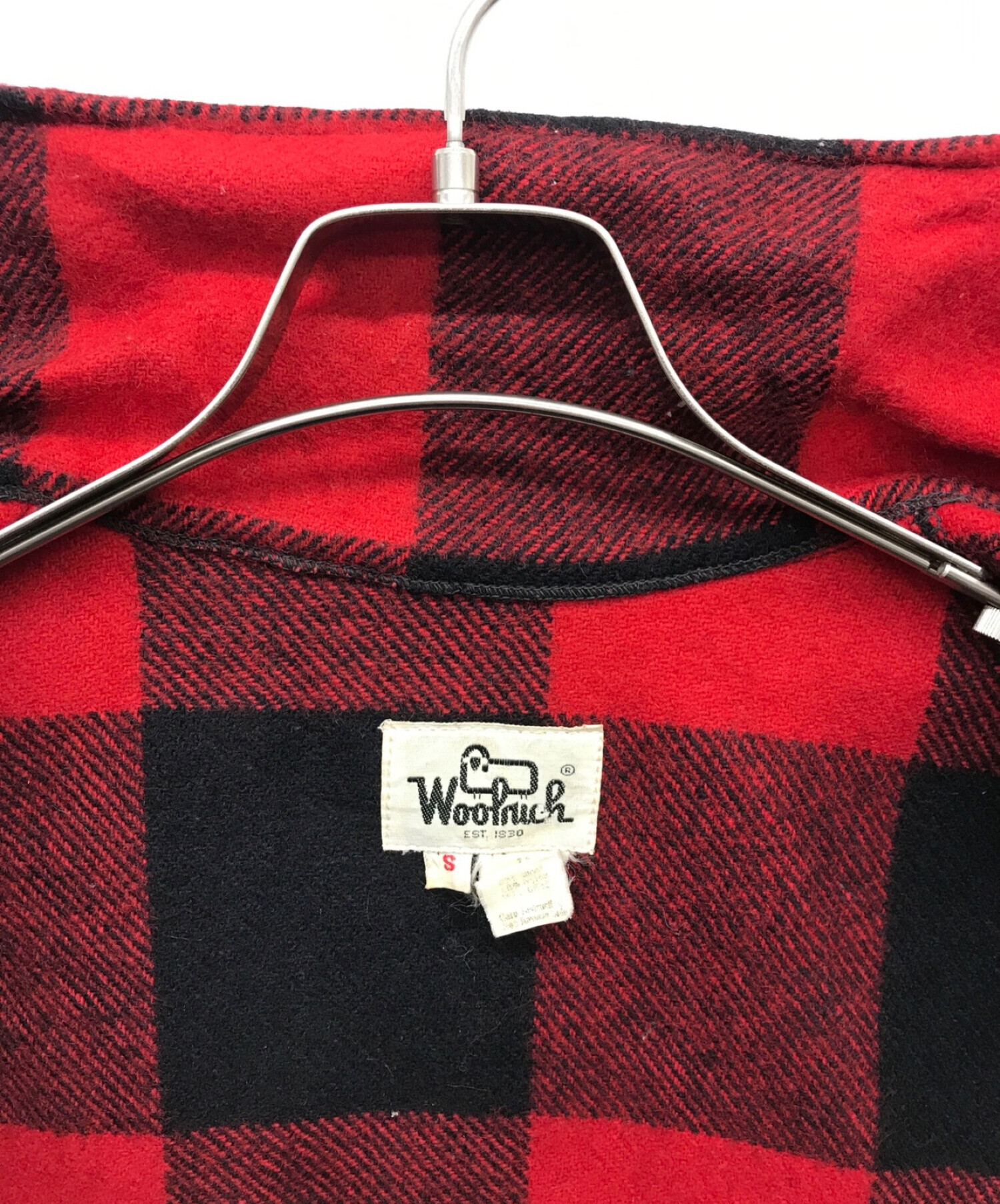 新作国産 WOOLRICH - 古着☆WOOL RICH キャメルベージュ 裏地チェック