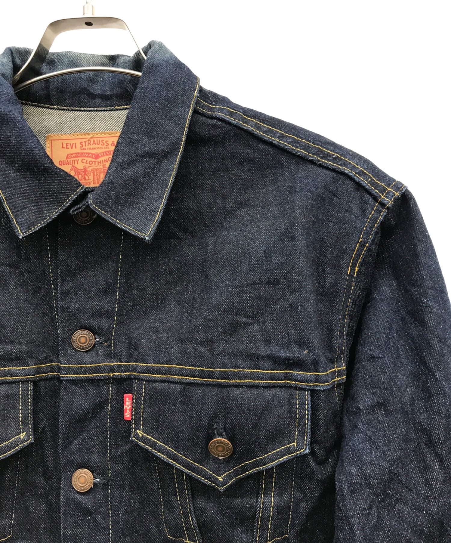 中古・古着通販】LEVI'S (リーバイス) デニムジャケット インディゴ