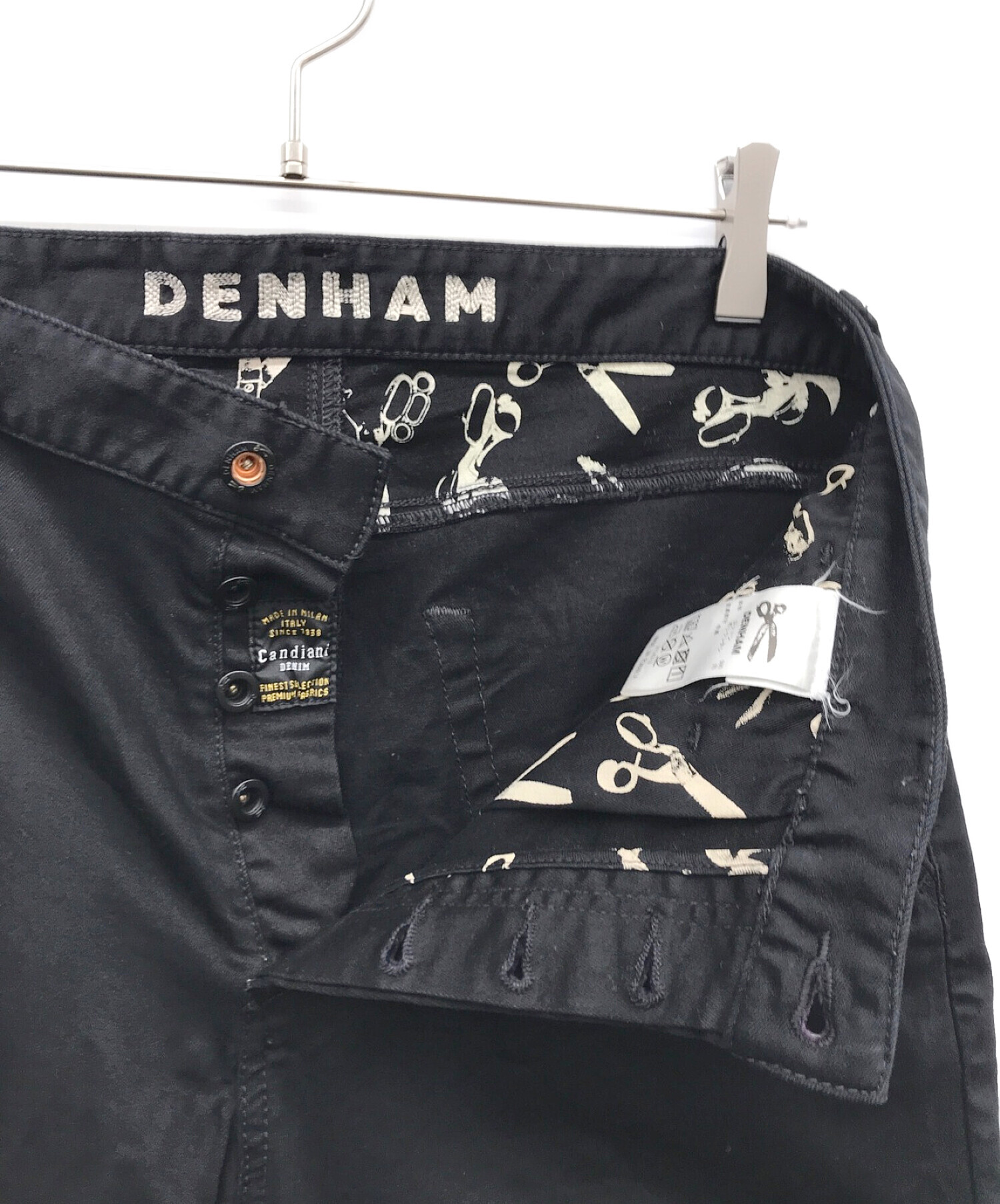 中古・古着通販】Denham (デンハム) デニムパンツ ブラック サイズ:W31