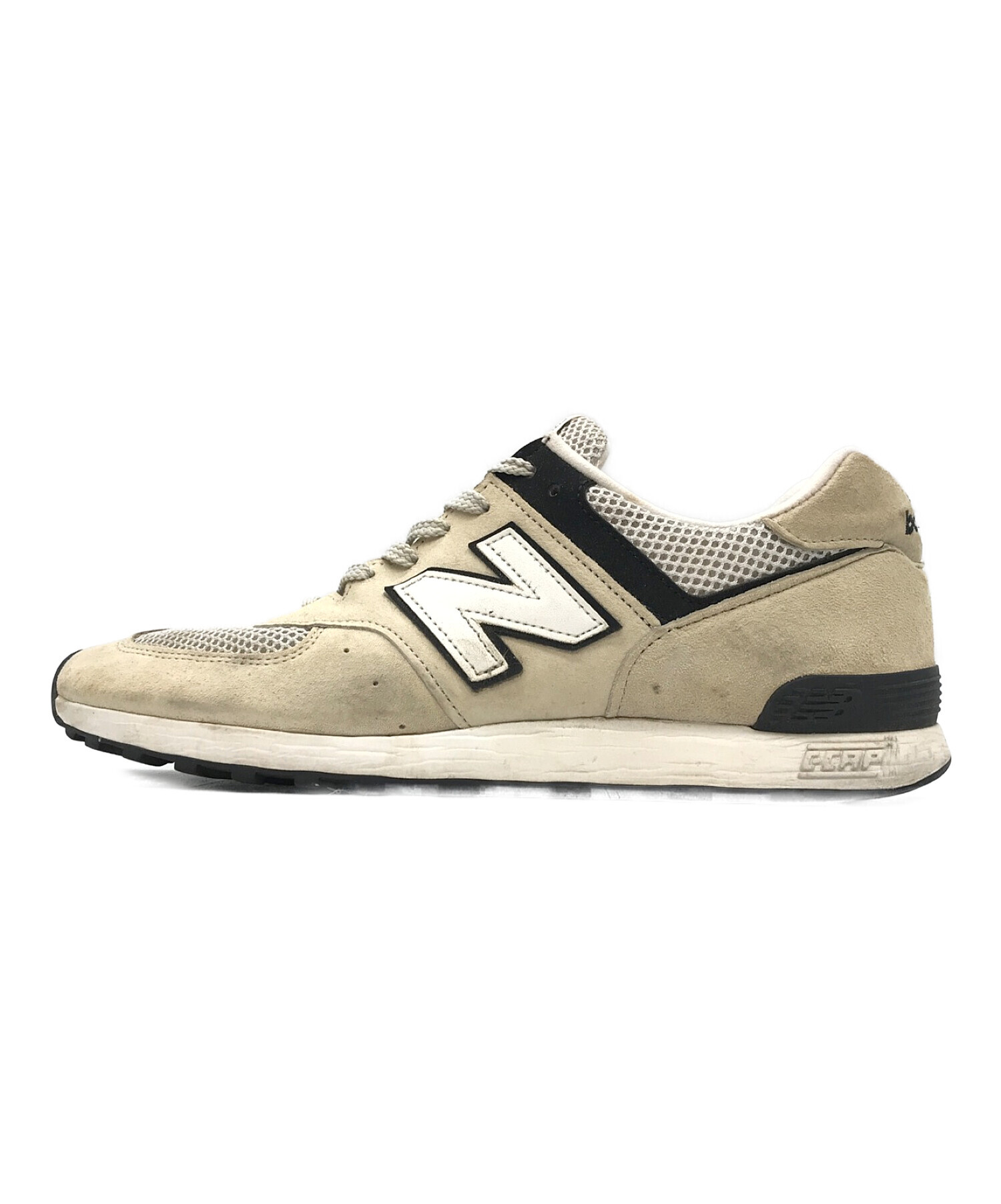 NEW BALANCE (ニューバランス) ローカットスニーカー ベージュ サイズ:UK 9 1/2