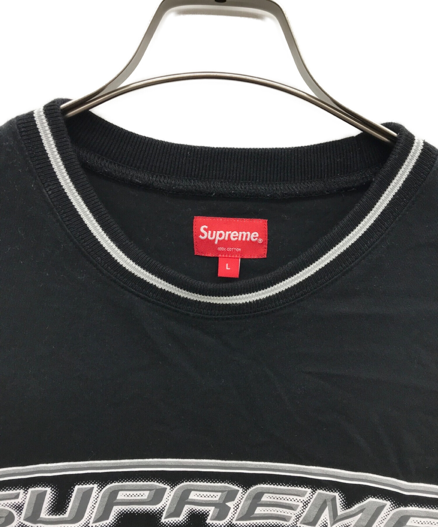 中古・古着通販】Supreme (シュプリーム) ロゴカットソー ブラック