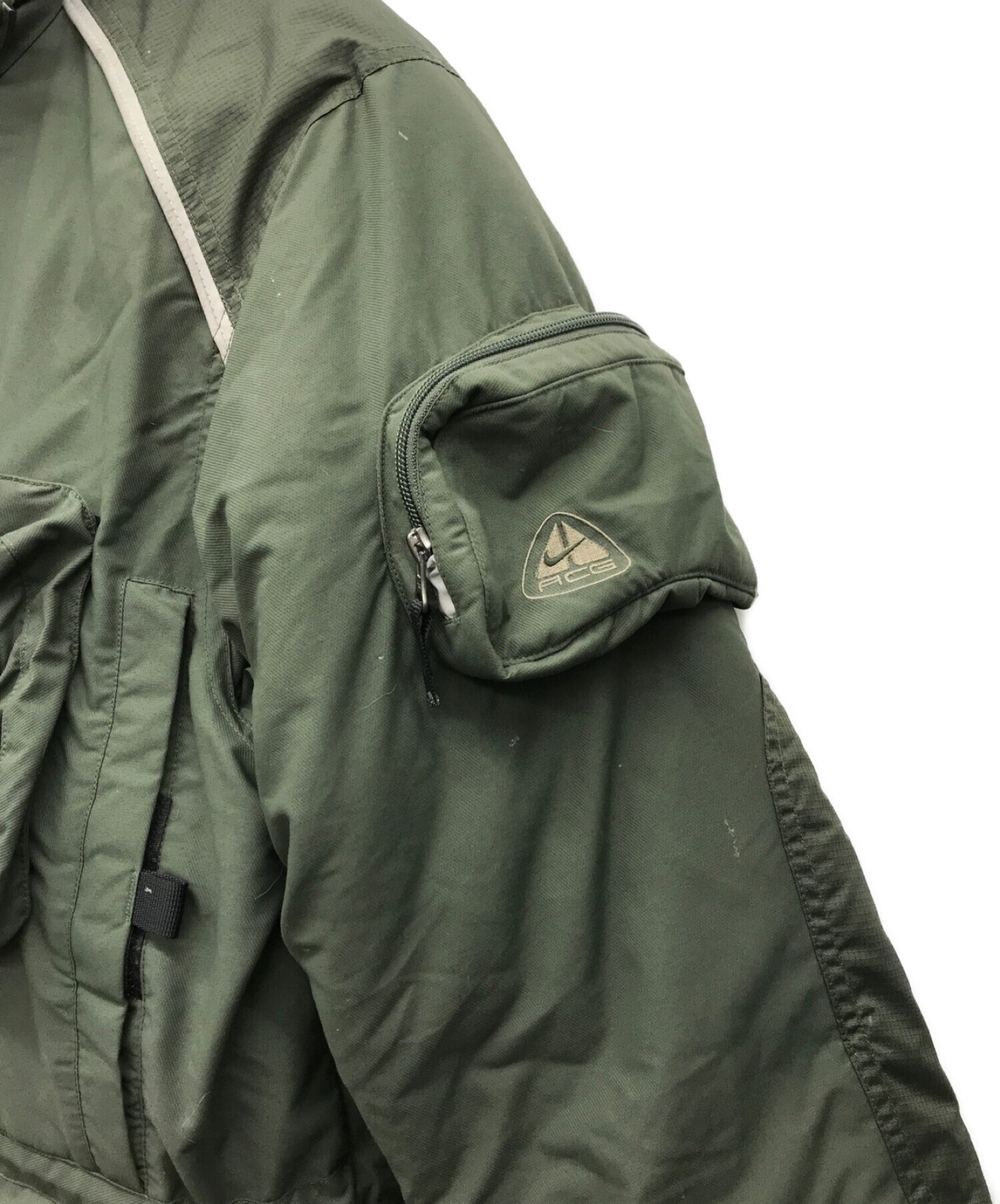 NIKE ACG (ナイキエージーシー) military down jacket n3b グリーン サイズ:M