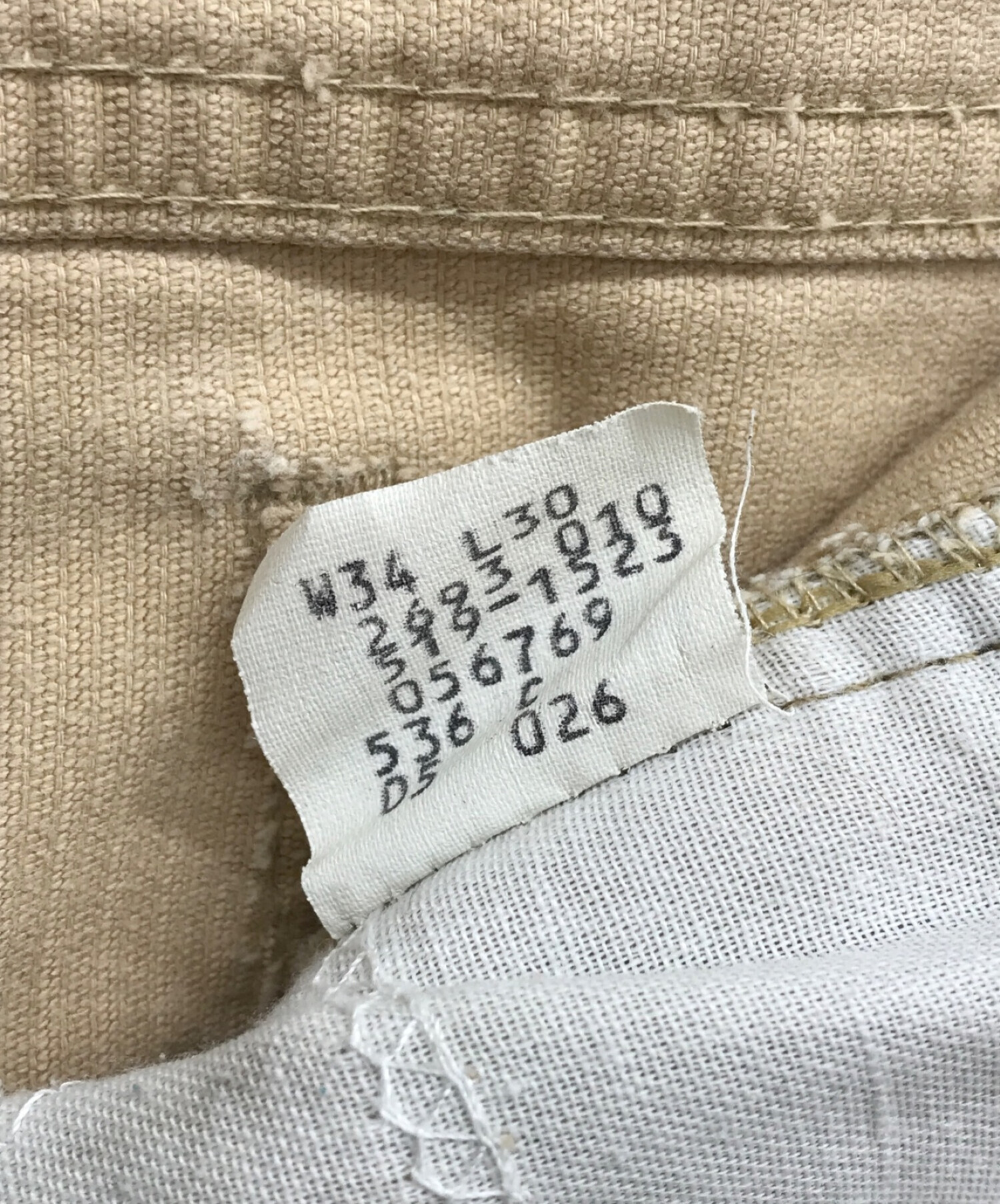 中古・古着通販】LEVI'S (リーバイス) コーデュロイパンツ ベージュ