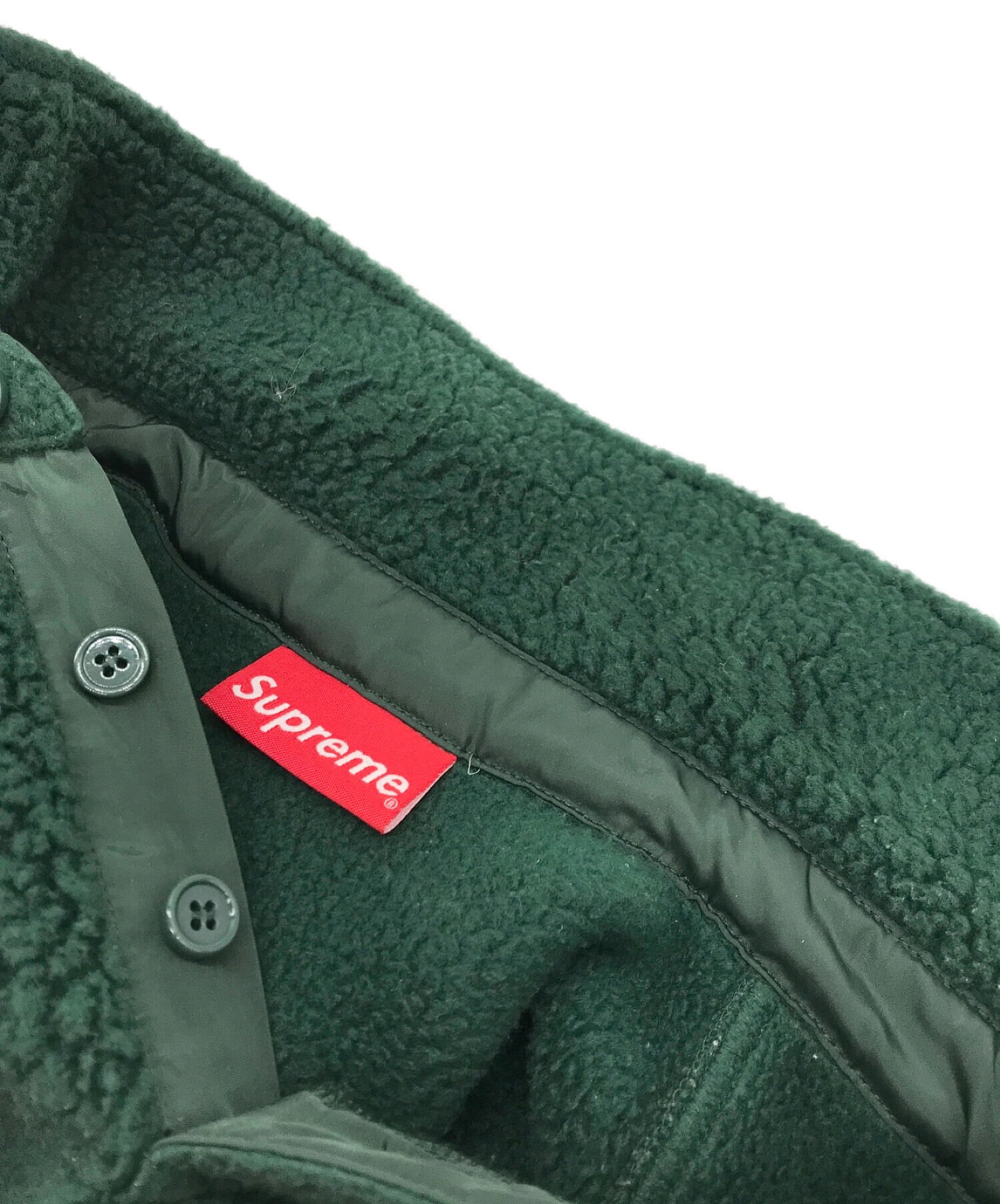 中古・古着通販】Supreme (シュプリーム) Polartec L/S Polo グリーン ...