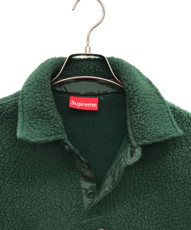 Supreme (シュプリーム) Polartec L/S Polo グリーン サイズ:Small