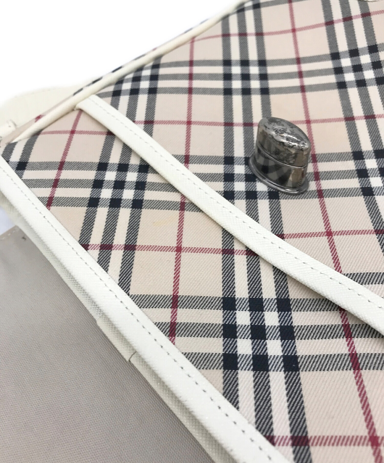 中古・古着通販】BURBERRY (バーバリー) ショルダーバッグ ベージュ